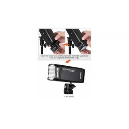 Godox AD-L LED fej AD200 / AD200PRO vakuhoz