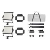 Godox LP1200R K2 Black Litemons RGB LED Light Panel 2 light kit