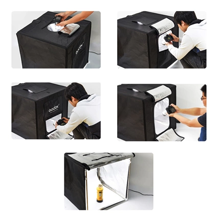 Godox LST40 Portable Triple Light LED Ministudio L