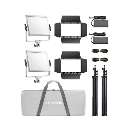 Godox Litemons LP600R RGB LED Light Panel 2 light kit