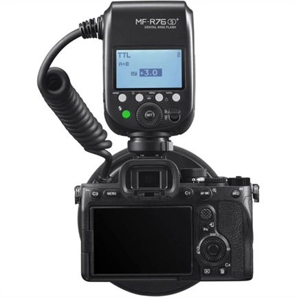 Godox MF-R76S+ fogászati makró TTL körvaku Sony