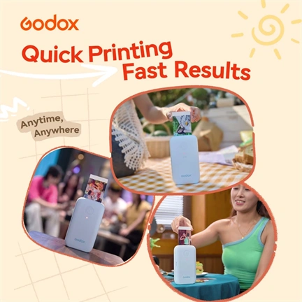 Godox Portable Color Photo Printer P100 Hordozható Fotónyomtató