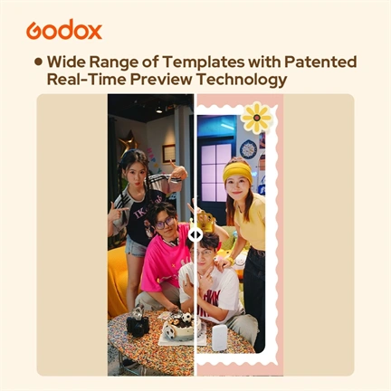 Godox Portable Color Photo Printer P100 Hordozható Fotónyomtató
