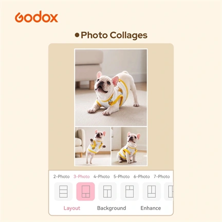 Godox Portable Color Photo Printer P100 Hordozható Fotónyomtató