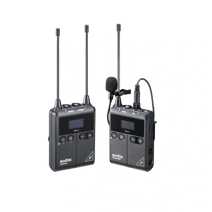 Godox UHF Vezeték nélküli mikrofon Szett (1x TX1 /1x RX1 /1x LMS-12 AXL)