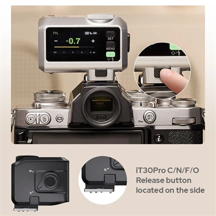 Godox iT30Pro L Ezüst iFlash TTL rendszervaku