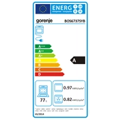 Gorenje BOS6737SYB beépíthető sütő