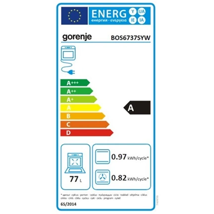 Gorenje BOS6737SYW beépíthető sütő