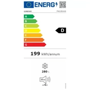 Gorenje FN619DAW6 fagyasztó