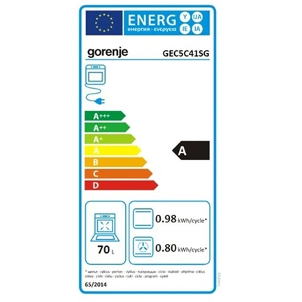 Gorenje GEC5C41SG elektromos tűzhely