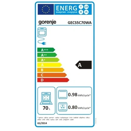 Gorenje GECS5C70WA elektromos tűzhely
