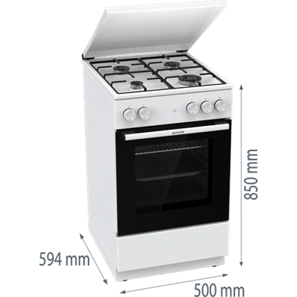 Gorenje GG5A14WJ gáztűzhely