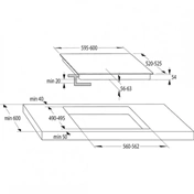 Gorenje GI6421SYWA beépíthető indukciós főzőlap
