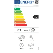 Gorenje GI643D90X beépíthető mosogatógép