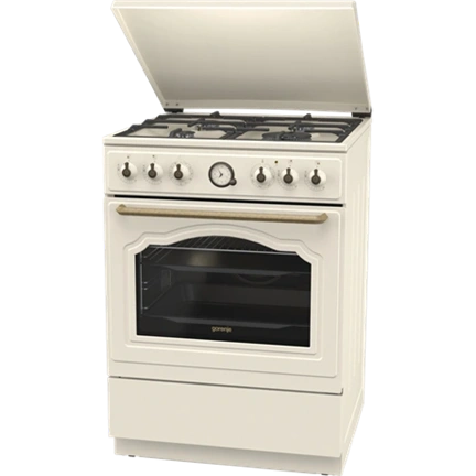 Gorenje GKS6C71CLI kombinált tűzhely, rusztikus