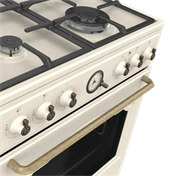 Gorenje GKS6C71CLI kombinált tűzhely, rusztikus