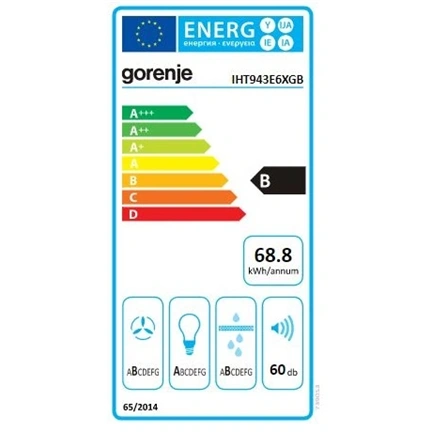 Gorenje IHT943E6XGB sziget elszívó