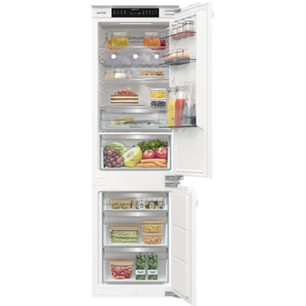 Gorenje NRKI517E62WF beépíthető kombi hűtő NoFrost