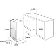 Gorenje RBIU609EA1 pult alá építhető hűtő