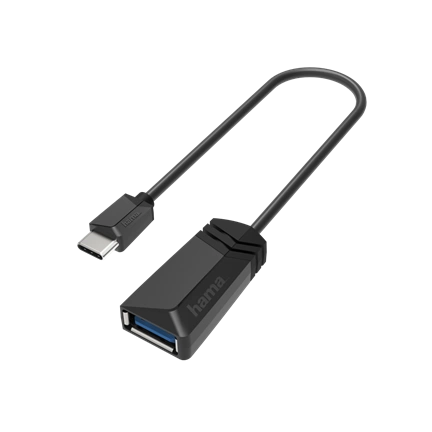 HAMA FIC USB-C apa - USB-A anya 5Gb/s OTG adapter 15cm