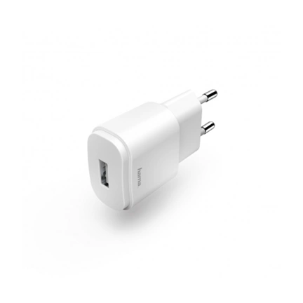 HAMA HÁLÓZATI TÖLTŐ USB 1,2A Fehér