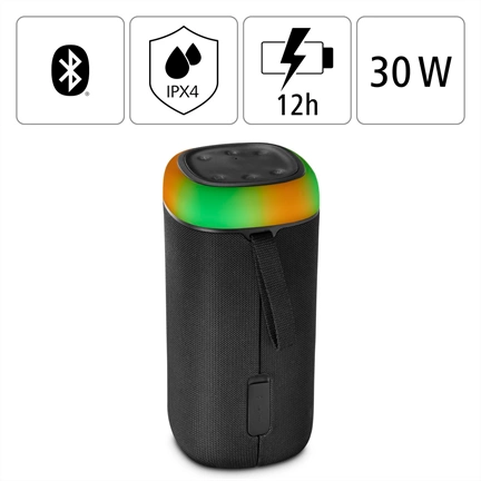 HAMA Shine 2.0 - 30W Bluetooth RGB LED fekete