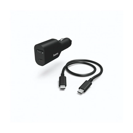 HAMA UNIVERZÁLIS AUTÓS USB TYPE-C TÖLTŐ "PD" (5-20V,70W