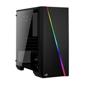 HÁZ AEROCOOL Cylon Mini RGB ablakos fekete