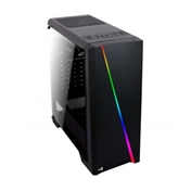 HÁZ AEROCOOL Cylon Mini RGB ablakos fekete