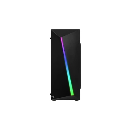 HÁZ AEROCOOL Shard RGB ATX plexi üveg fekete
