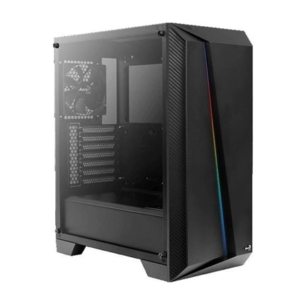 HÁZ  Aerocool Cylon Pro TG RGB ATX Fekete Edzett üveg