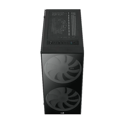 HÁZ Aerocool PYTHON RGB Midi-Tower - Fekete Ablakos
