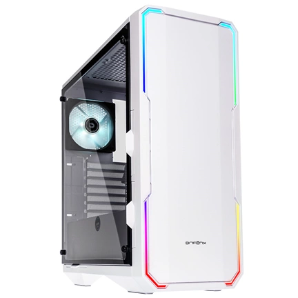 HÁZ BITFENIX Enso RGB Midi-Tower - Tempered Glass - White