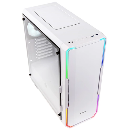 HÁZ BITFENIX Enso RGB Midi-Tower - Tempered Glass - White