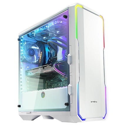 HÁZ BITFENIX Enso RGB Midi-Tower - Tempered Glass - White