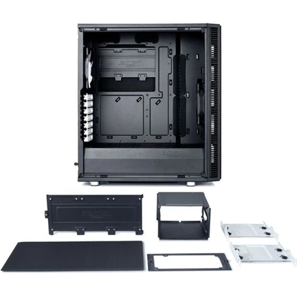 HÁZ FRACTAL DESIGN Define C Fekete (táp nélküli)