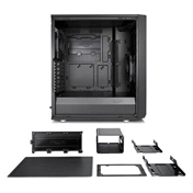 HÁZ FRACTAL DESIGN Meshify C Fekete ATX(táp nélküli) Ház