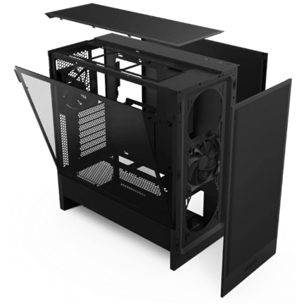 HÁZ NZXT Midi - H5 Flow (2024) - Matt fekete - CC-H52FB-01