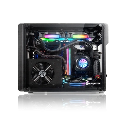 HÁZ Raijintek Ophion EVO ITX Edzett üveg ablakos - fekete