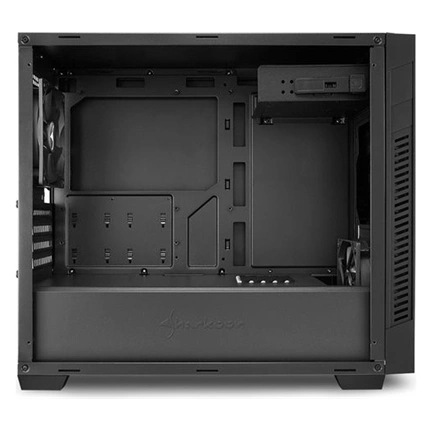 HÁZ SHARKOON S1000 Mini- ITX Fekete