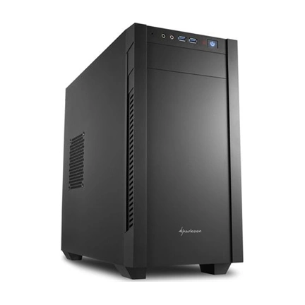 HÁZ SHARKOON S1000 Mini- ITX Fekete