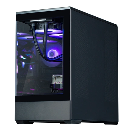 HÁZ ZALMAN P30 Minitower Black+ 3db ARGB fan