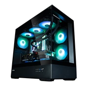 HÁZ ZALMAN P30 Minitower Black+ 3db ARGB fan