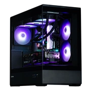 HÁZ ZALMAN P30 Minitower Black+ 3db ARGB fan