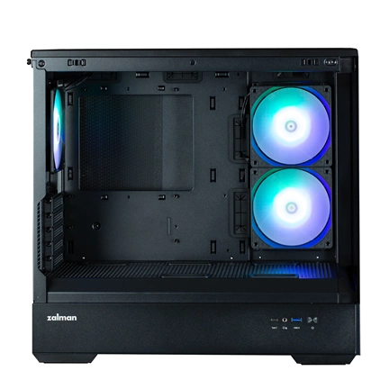 HÁZ ZALMAN P30 Minitower Black+ 3db ARGB fan