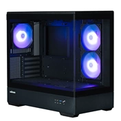 HÁZ ZALMAN P30 Minitower Black+ 3db ARGB fan