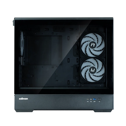 HÁZ ZALMAN P30 Minitower Black+ 3db ARGB fan