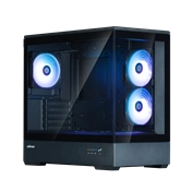 HÁZ ZALMAN P30 Minitower Black+ 3db ARGB fan