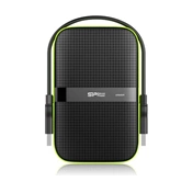 HDD EXT Silicon Power Armor A60 1TB Fekete/Zöld