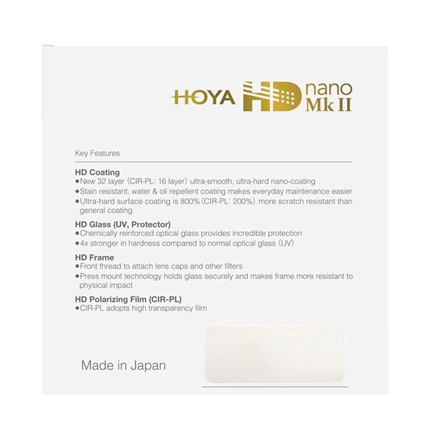 HOYA HD Nano Mk II CIR-PL 72mm